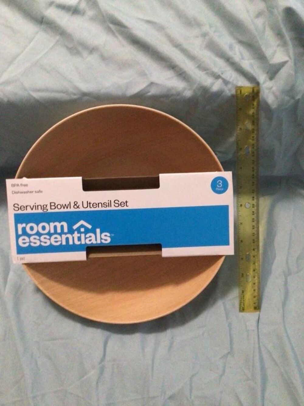 NEW! Room Essentials Serving Bowl & Utensil Set